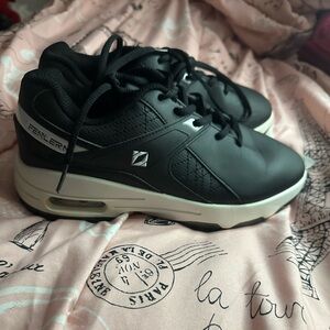 Black and White Golf Shoes